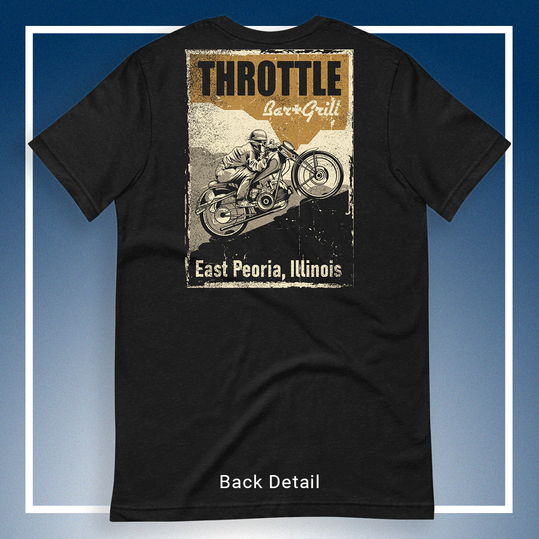 Throttle Road Race Poster - Unisex t-shirt
