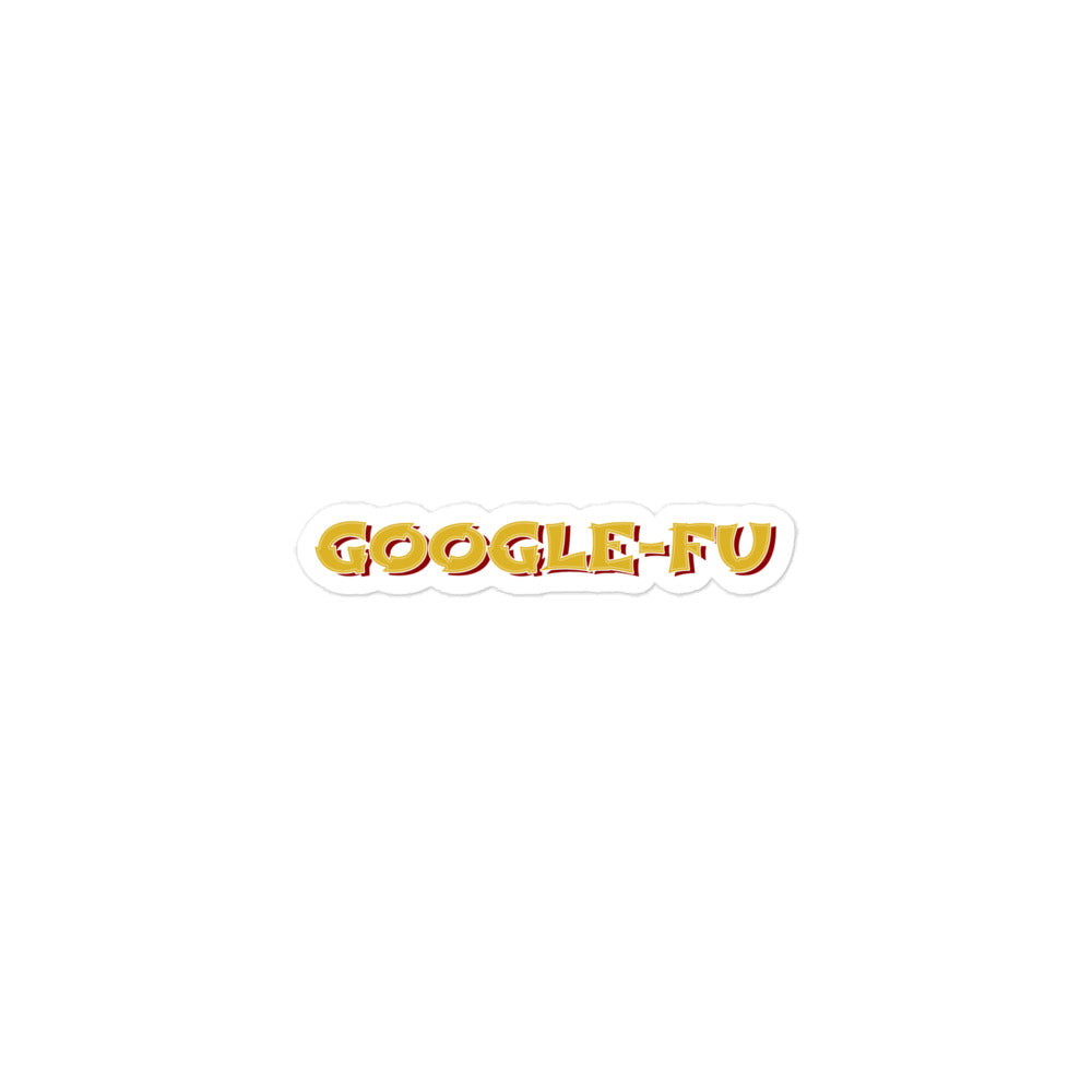 Google-Fu - Bubble-free stickers