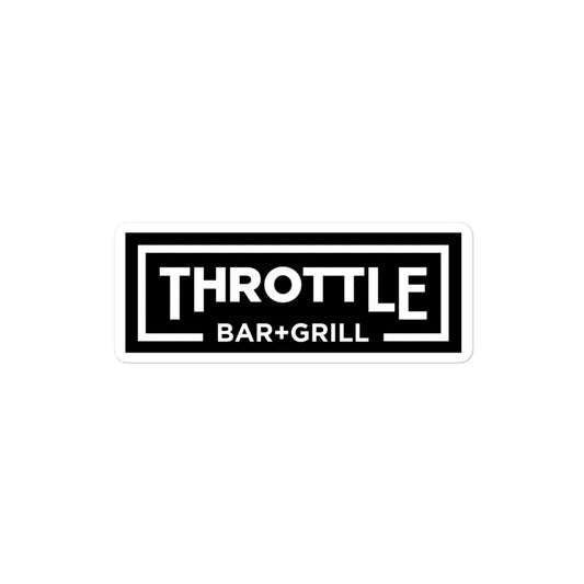 Throttle Bar+Grill Logo - Bubble-free stickers