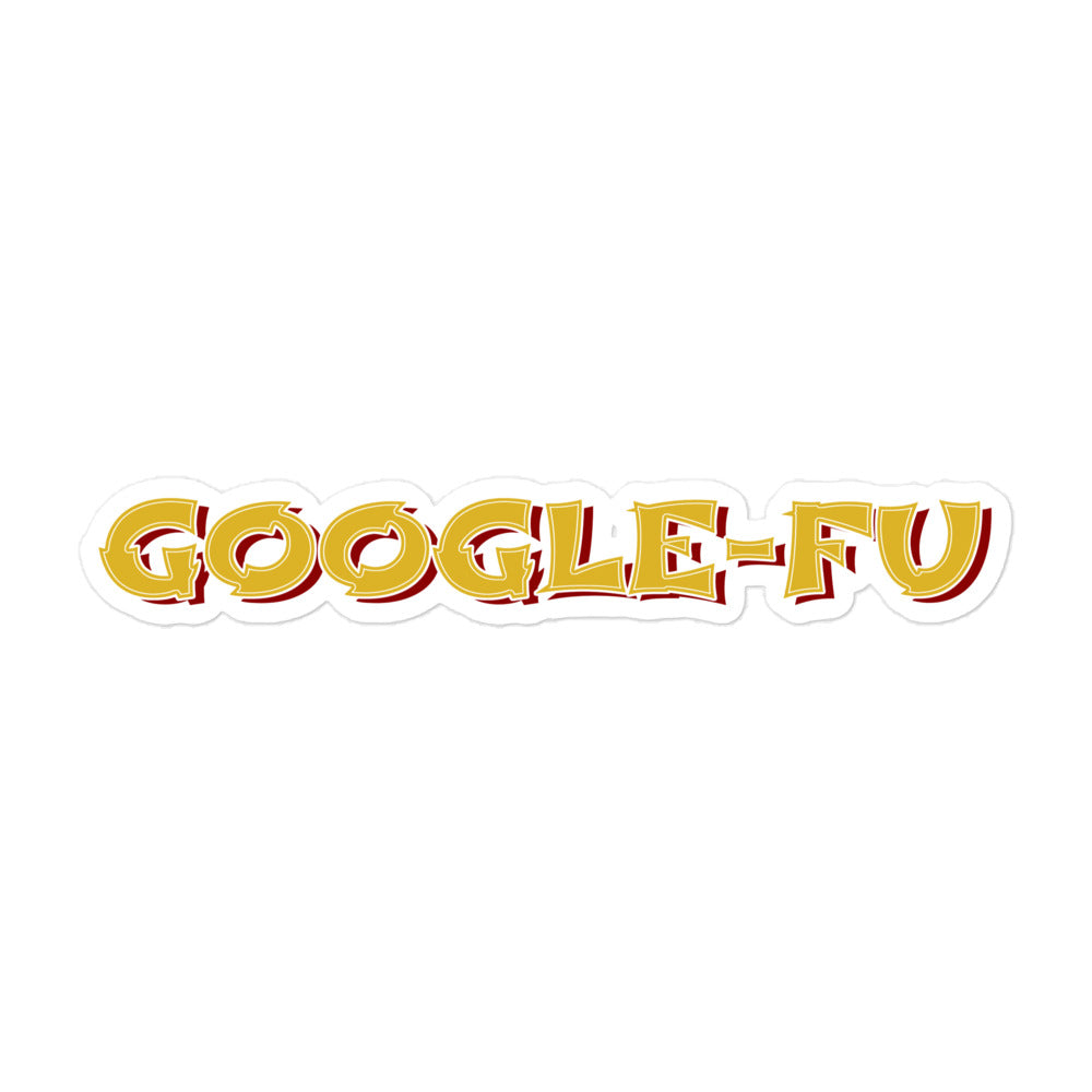 Google-Fu - Bubble-free stickers