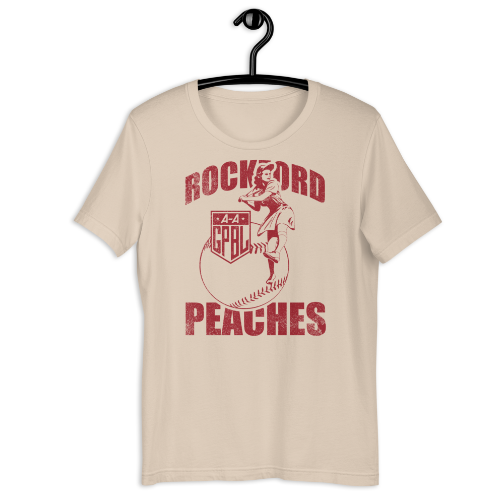 Printful Rockford Peaches Short Sleeve Tshirt S / Soft Cream