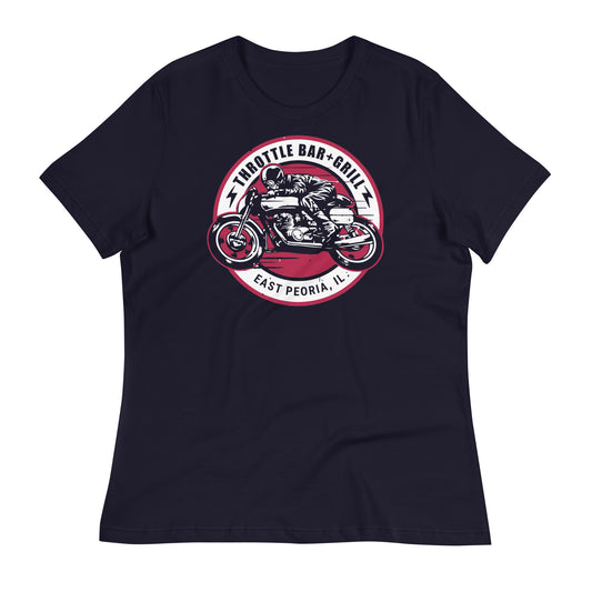 Vintage Moto Racer - Women's Relaxed T-Shirt